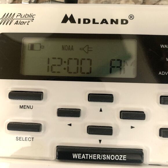 Midland NOAA Public All Hazards Alert Radio Model WR-100 Charger Instructions - Picture 2 of 5